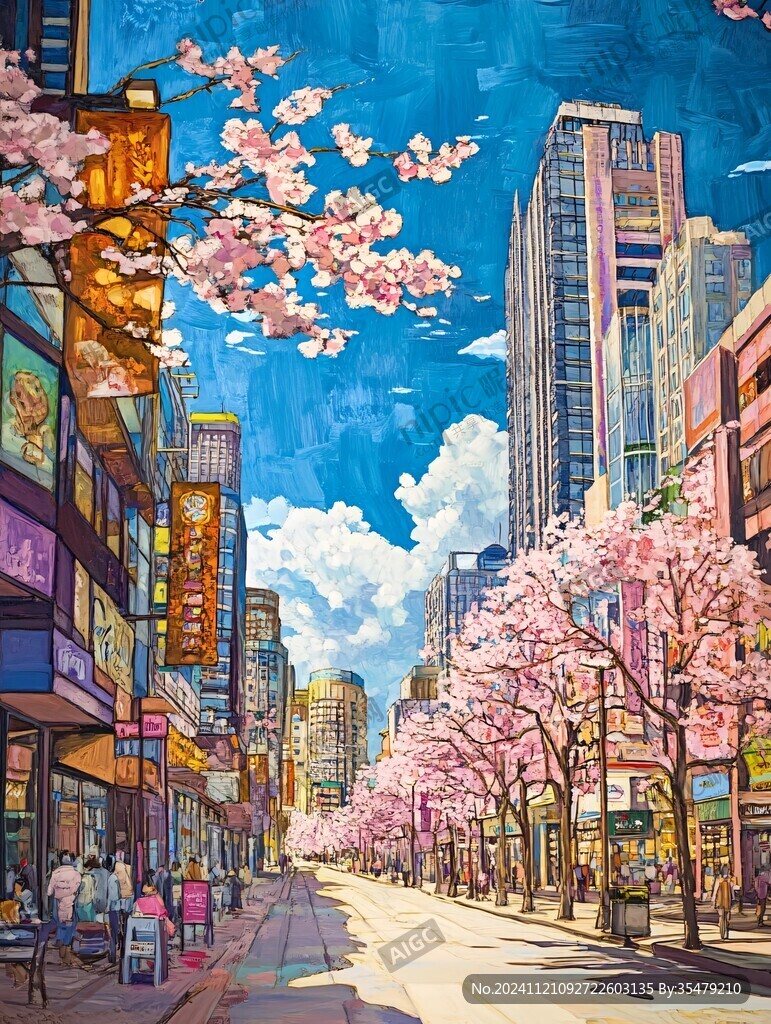 插画街道