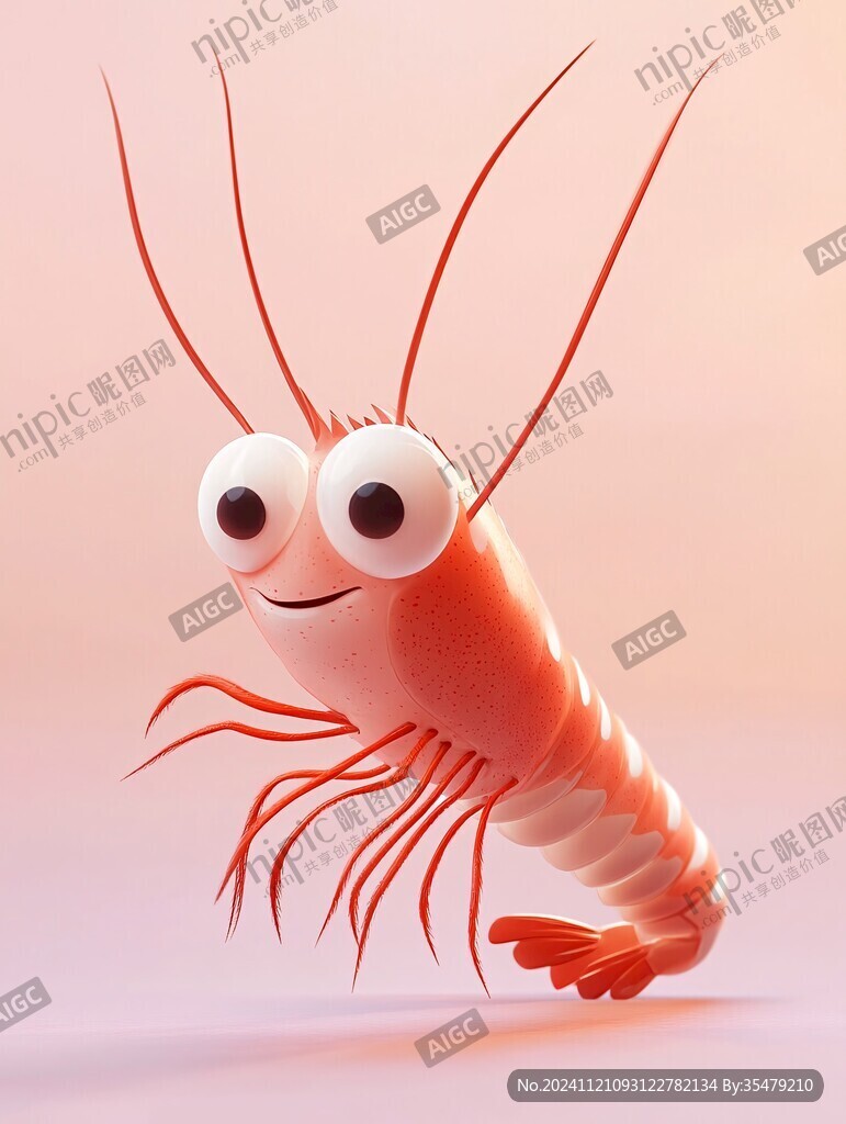皮皮虾插画