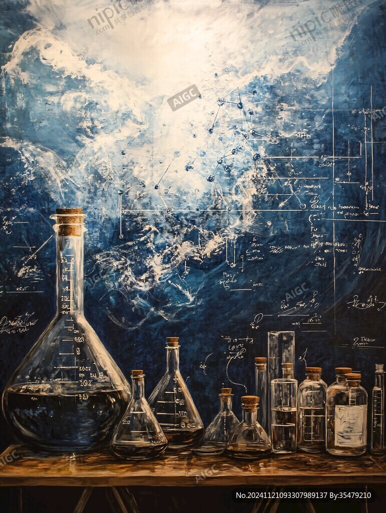 化学背景墙