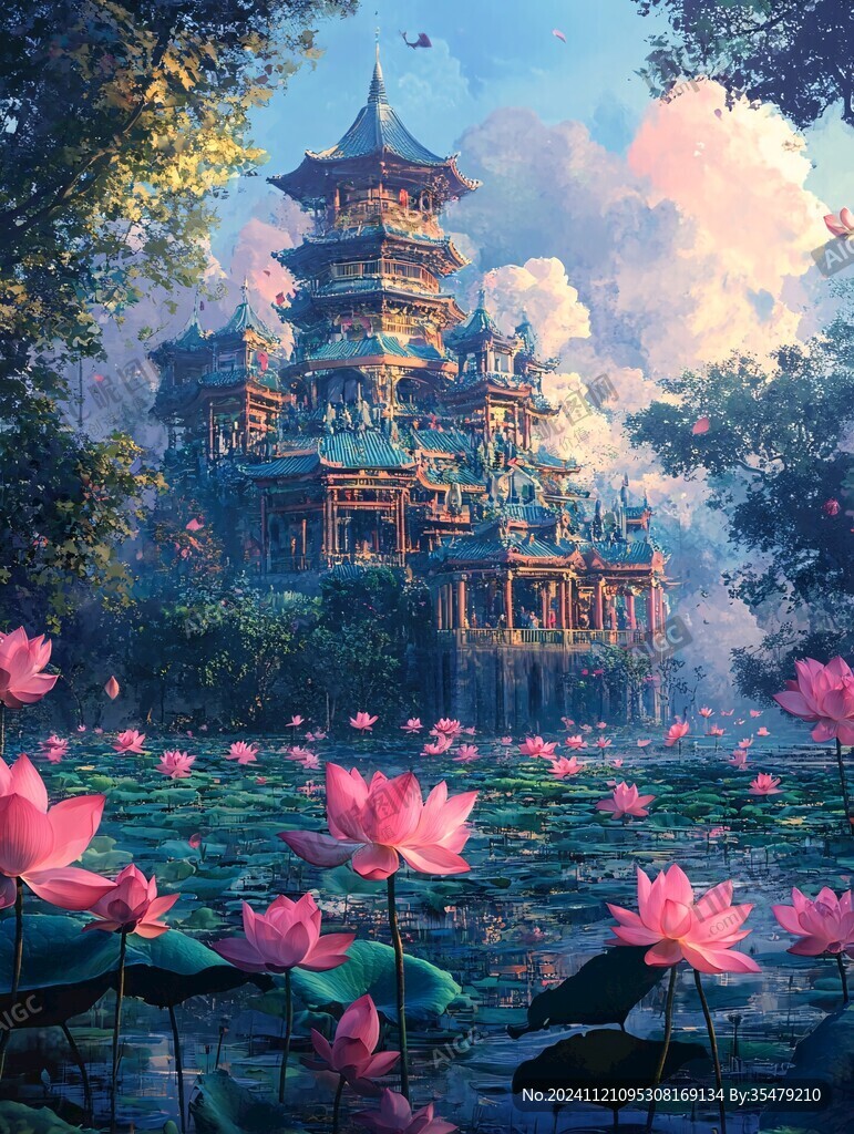 古风仙境天上宫阙