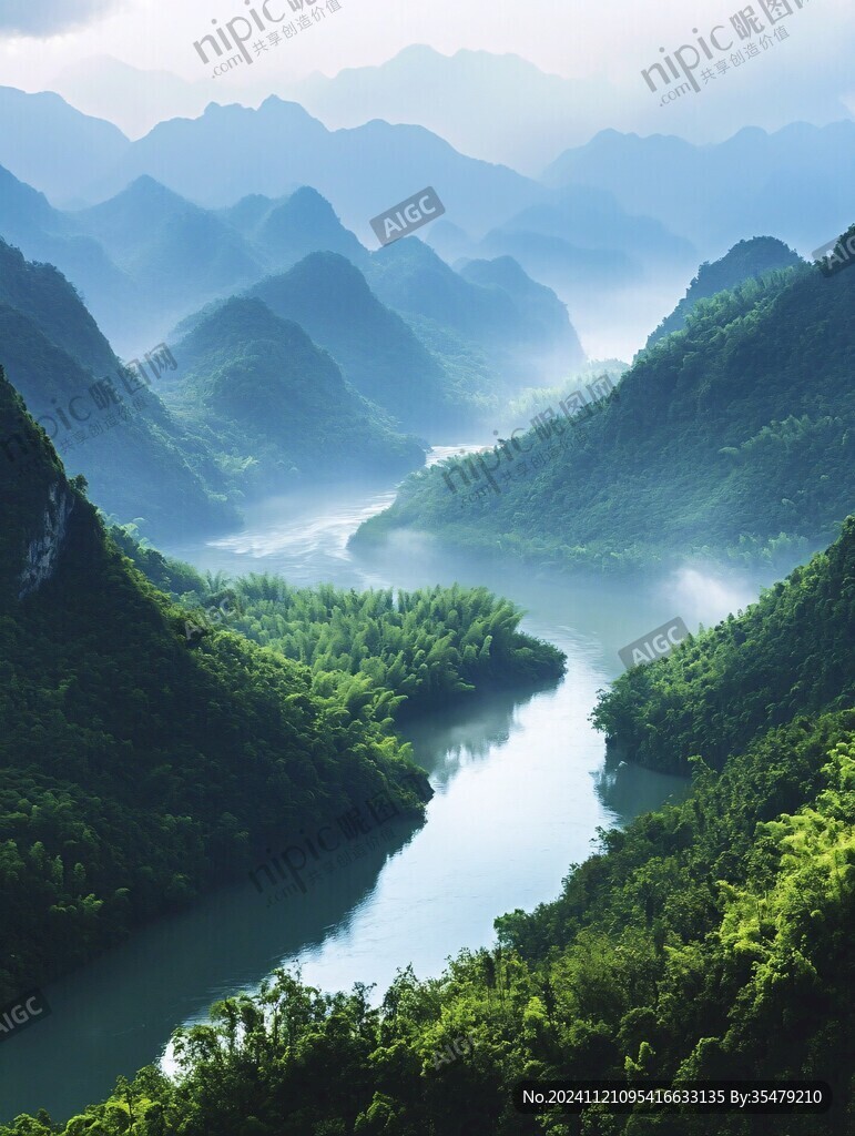 鸭池河风光