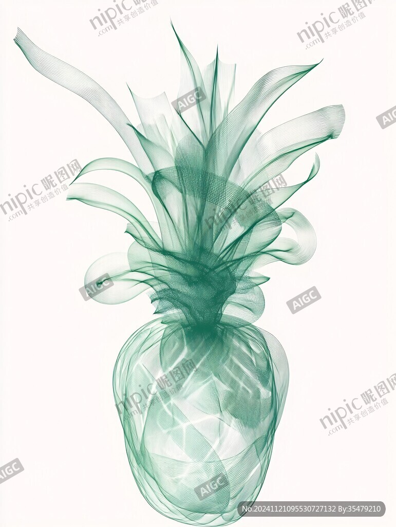 艺术化菠萝