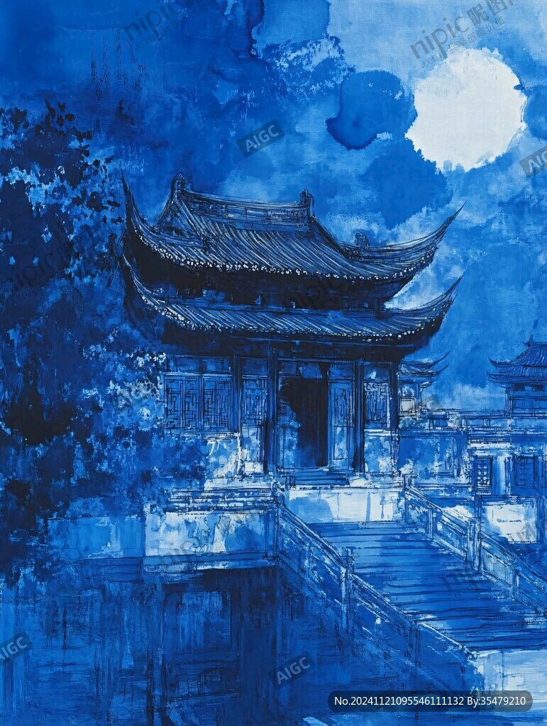 天一阁插画