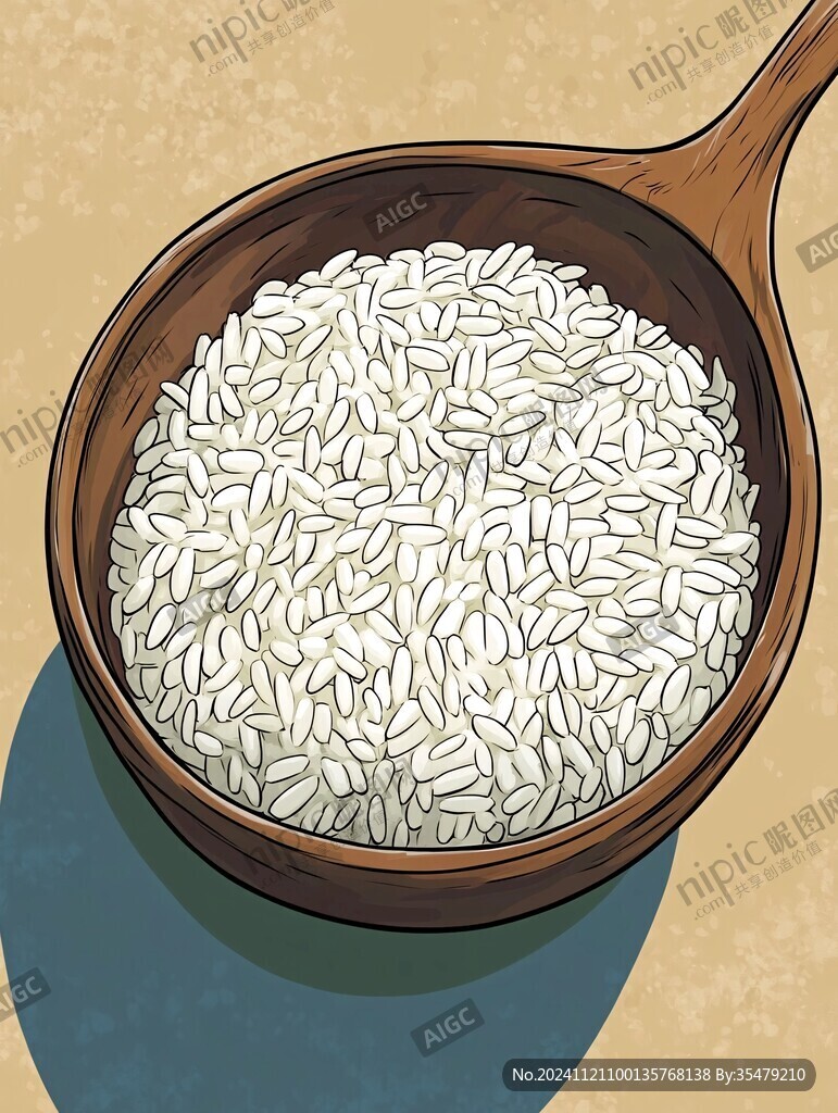 糙米插图