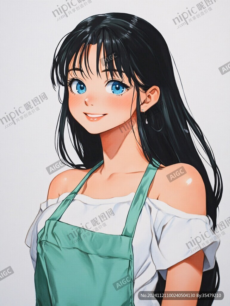 板绘少女