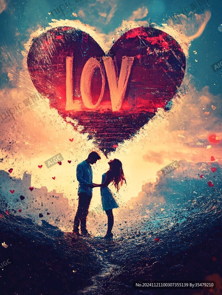 love创意海报