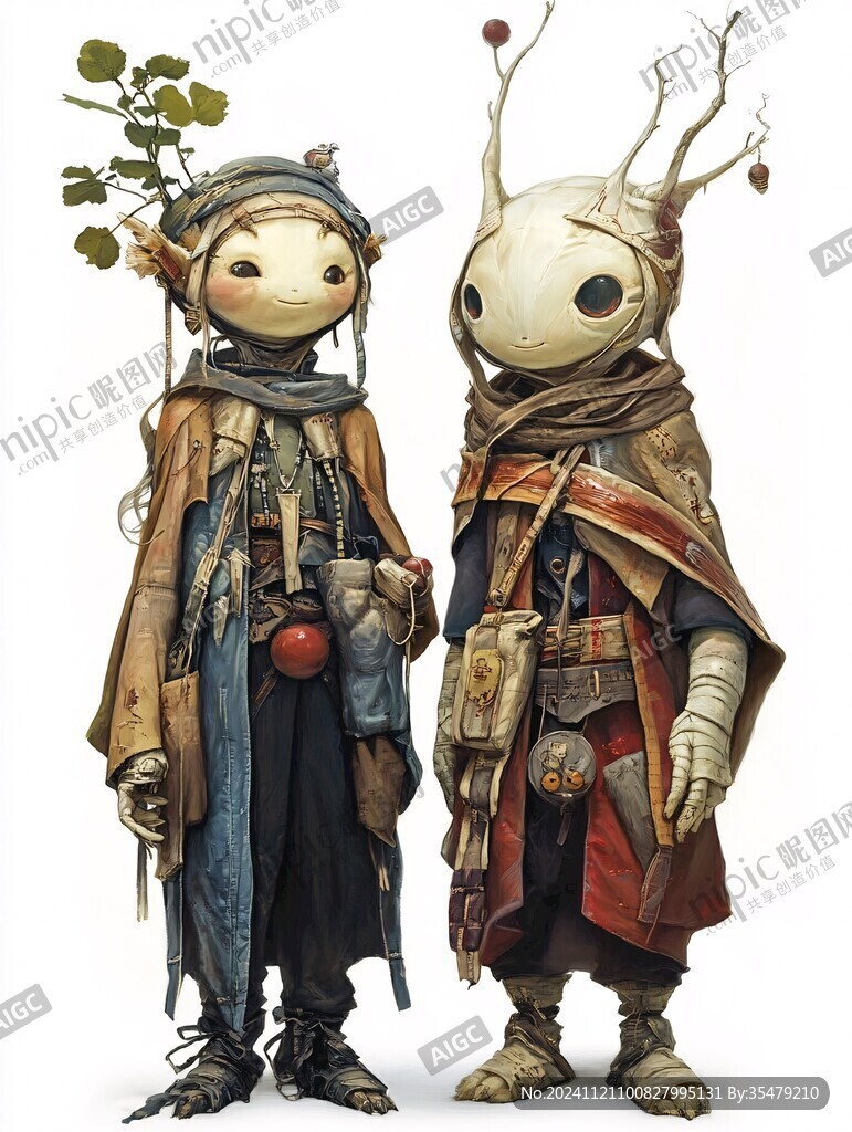 稻草人插画