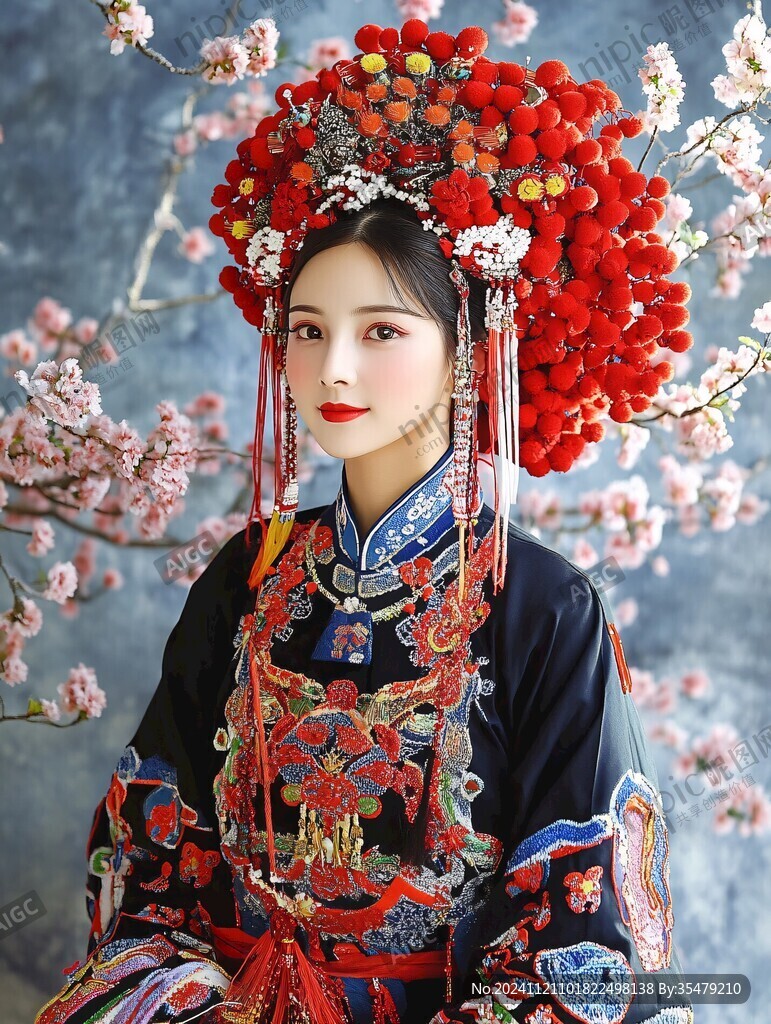 汉服秀禾装饰