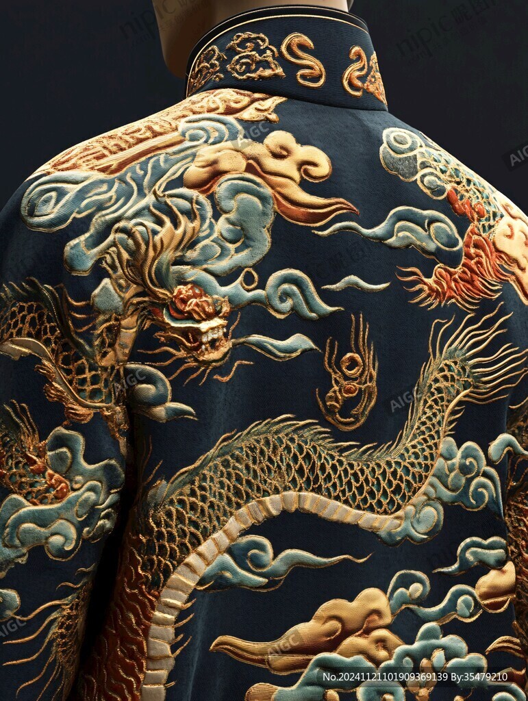 龙袍细节