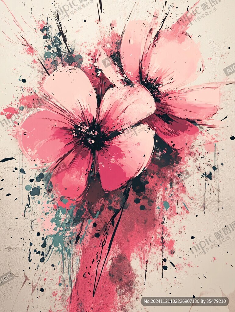 喷墨高清花