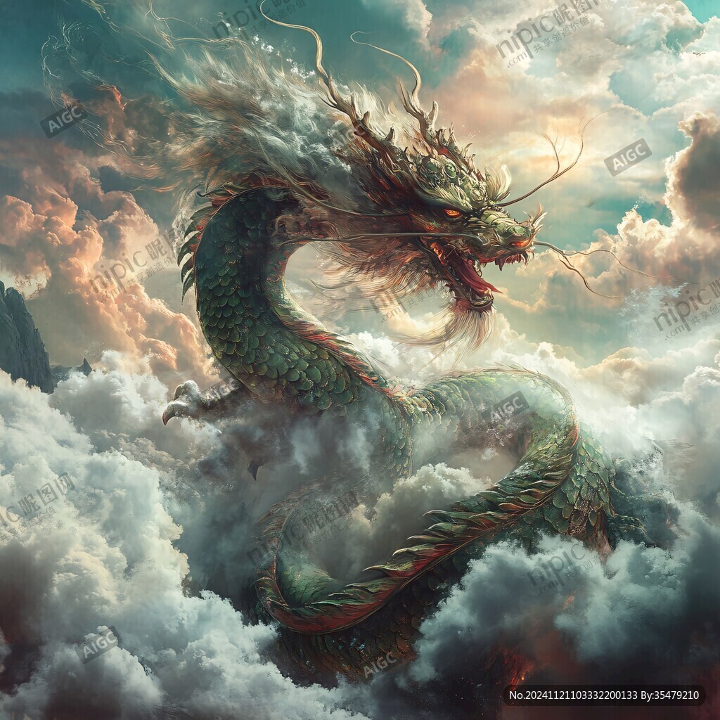 高清唯美双龙戏珠