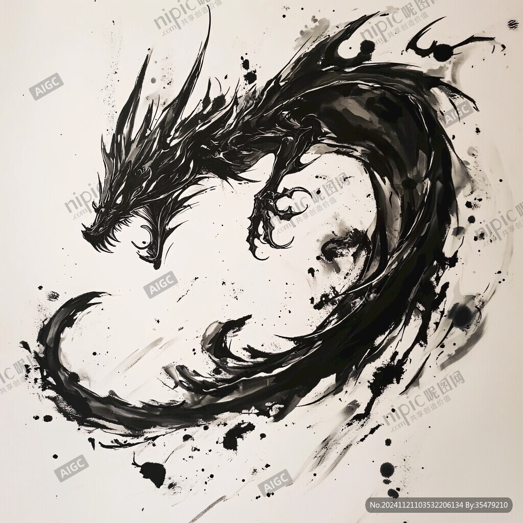 黑龙绘画