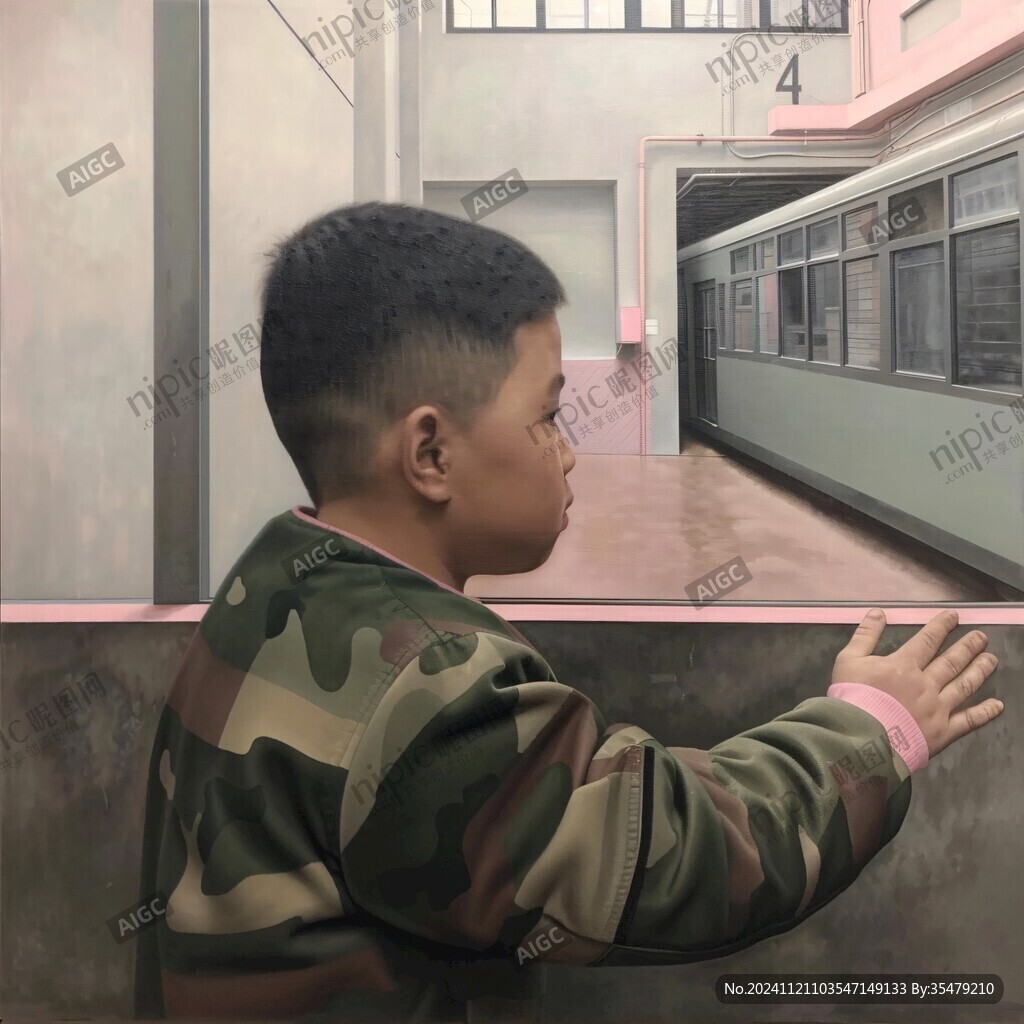等火车场景