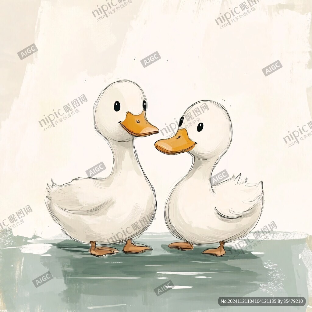 柯尔鸭插画