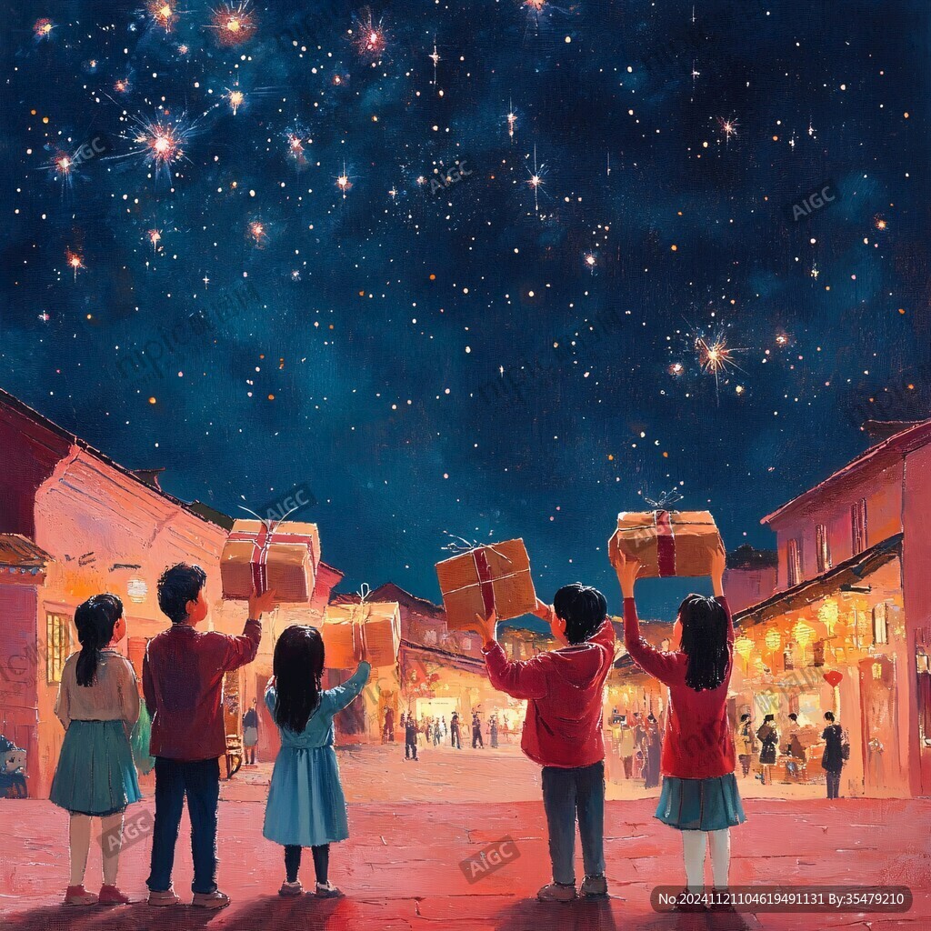 梦幻儿童插画超治愈