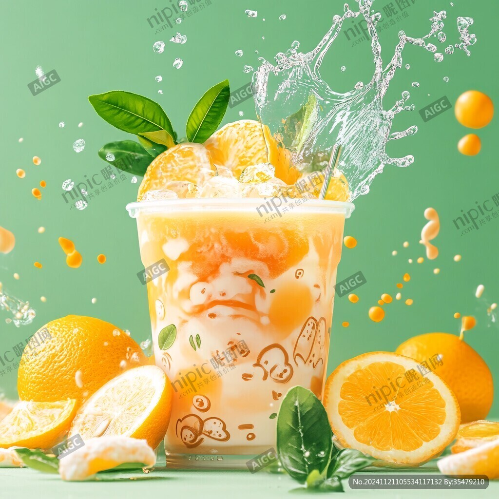 草莓啵啵橙灯片
