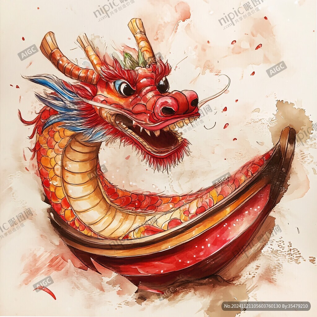 龙年插画手绘