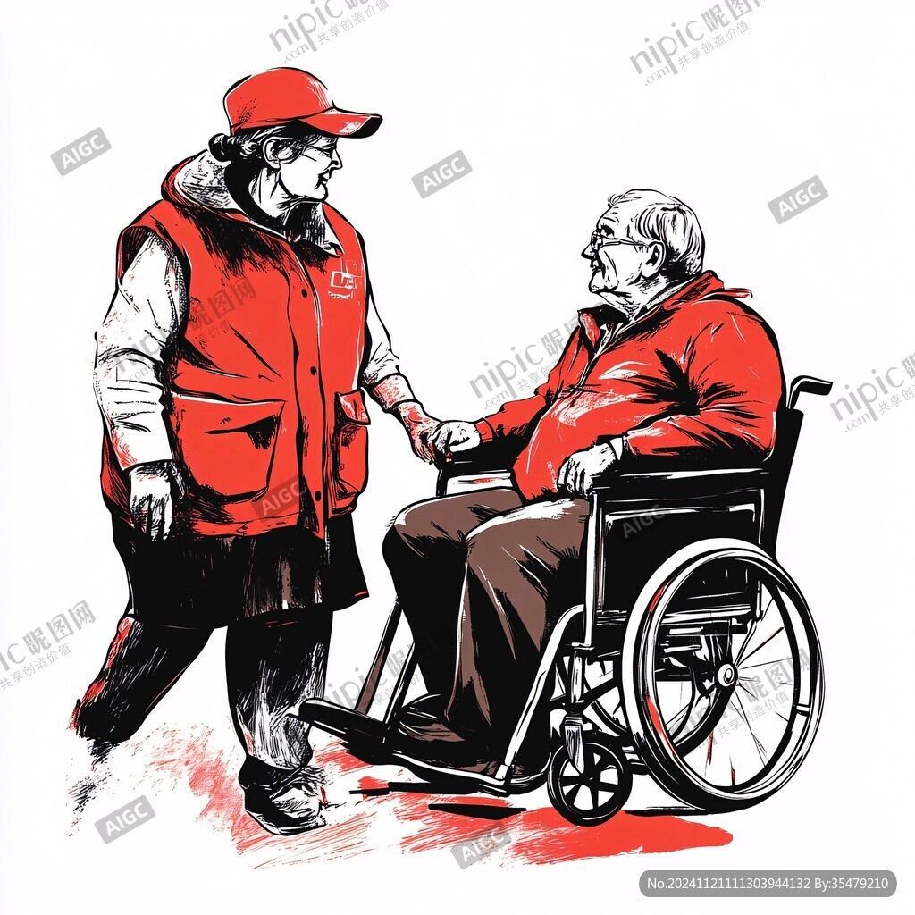志愿者插画