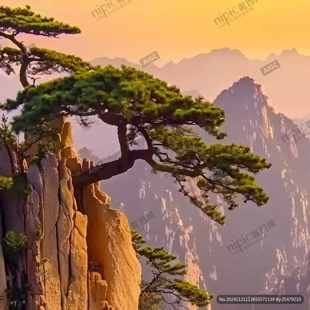 超清迎客松