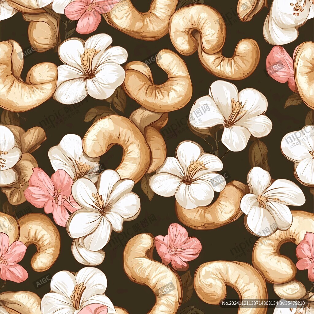 腰果数码印花