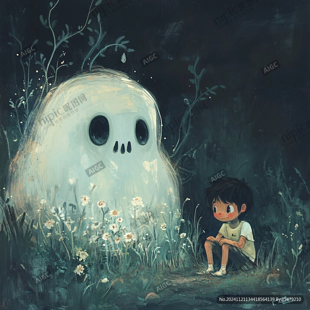 梦幻儿童插画超治愈