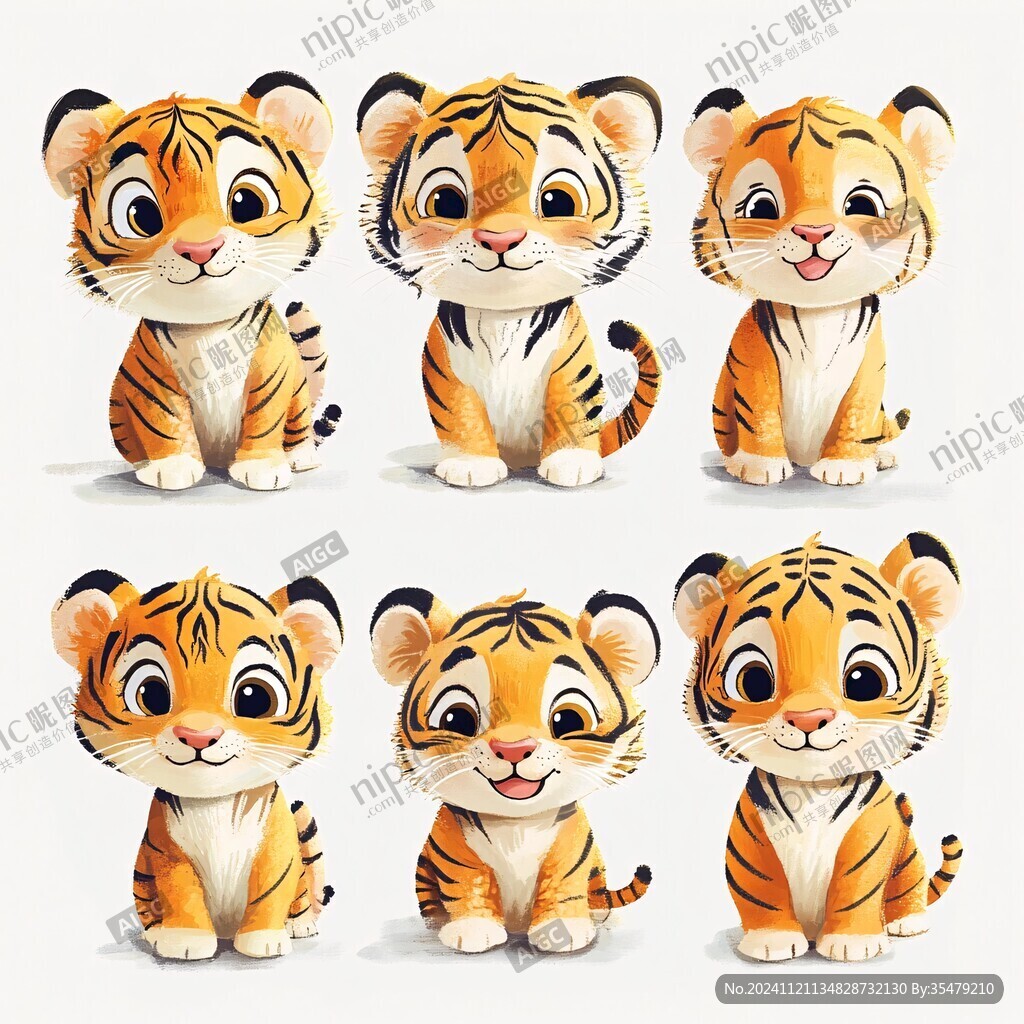原创萌虎形象