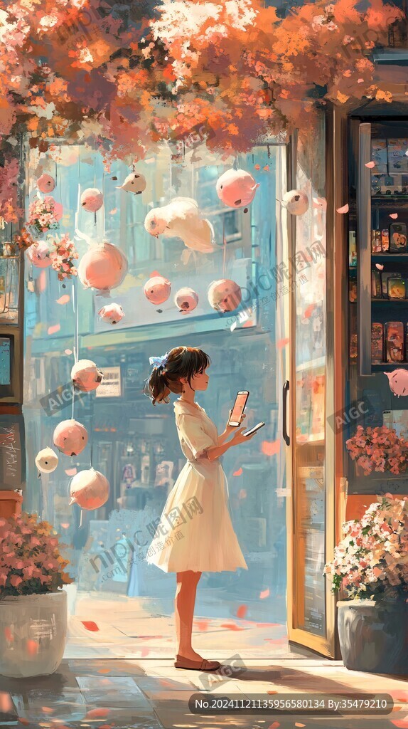 治愈系唯美插画