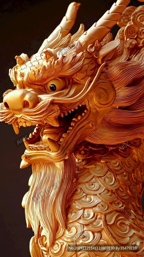 木雕艺术木雕工艺龙