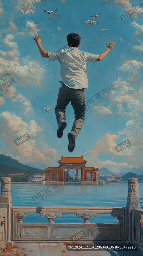 鼋头渚插画