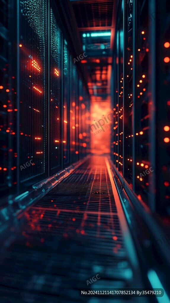 红色科技渐变背景数码