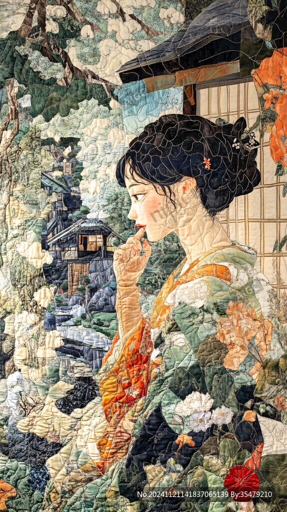 浮世绘油画
