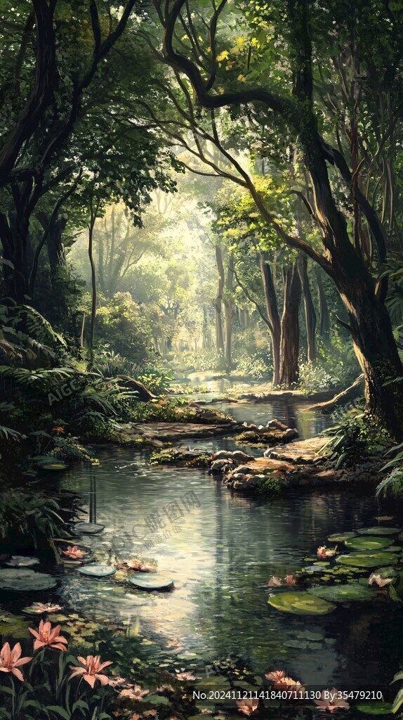 森系场景童话森林