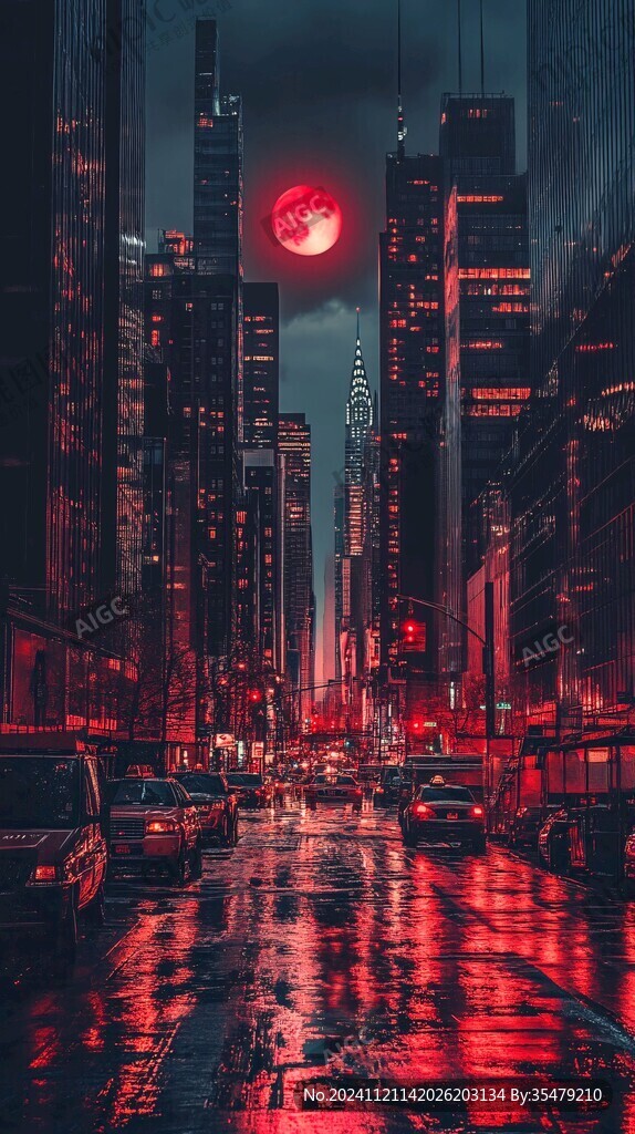 赛博朋克装饰画