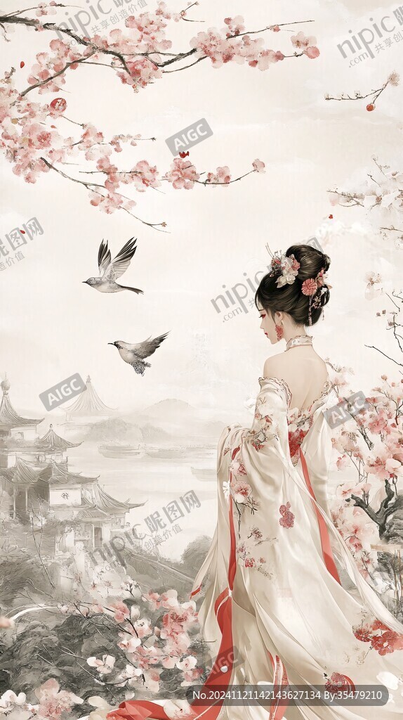 古典美女唯美人物