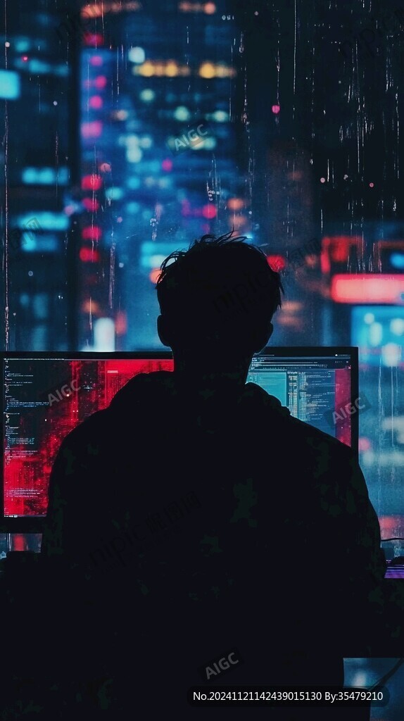 科技人物背影