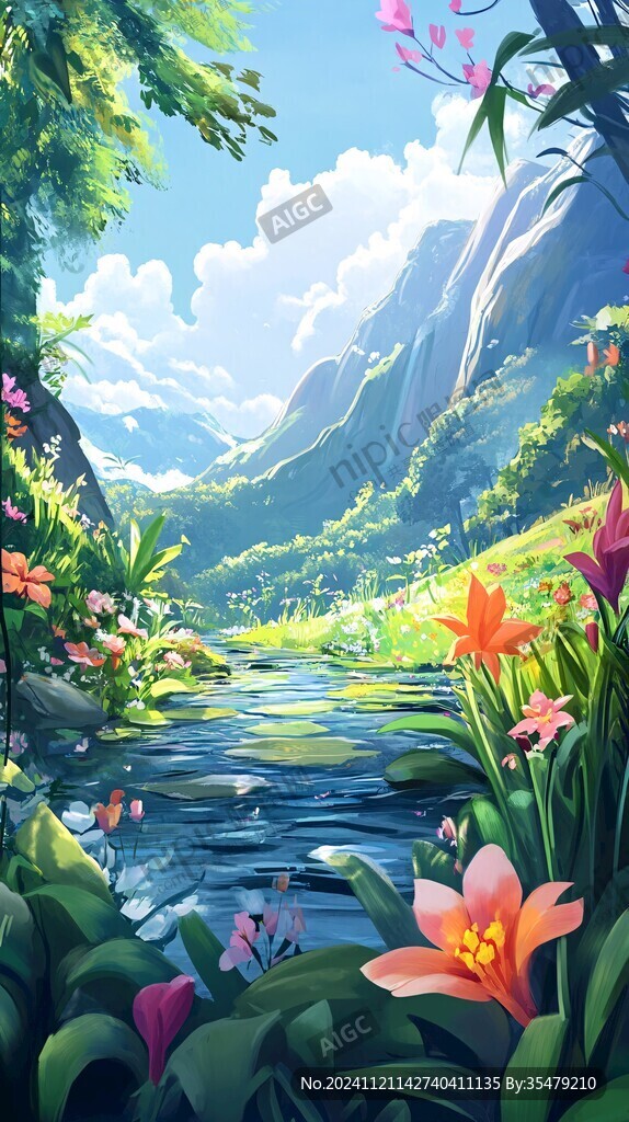 热带雨林插画