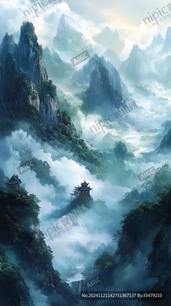 古风仙境天上宫阙