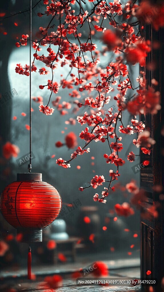 唯美红灯笼