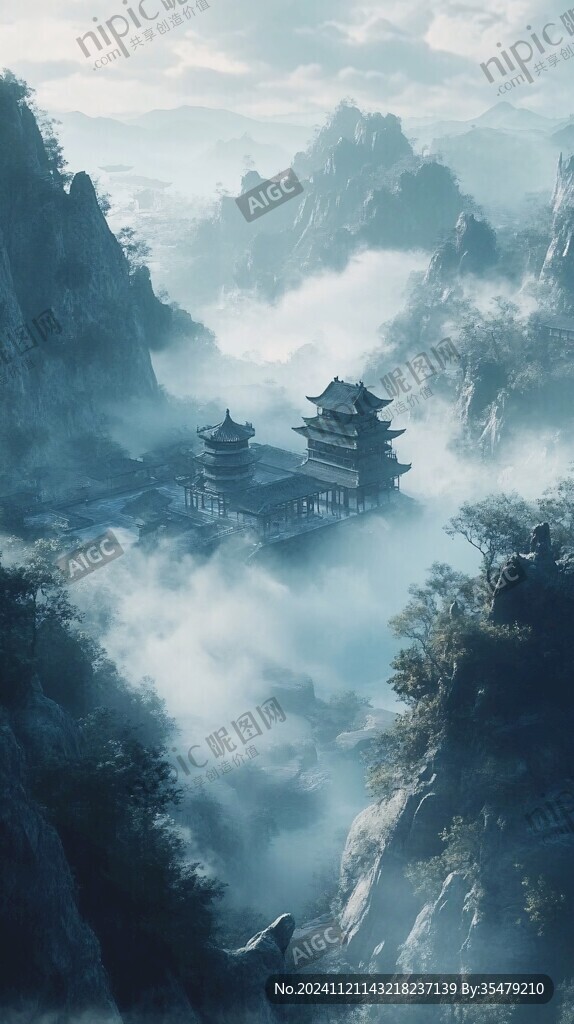 古风仙境天上宫阙