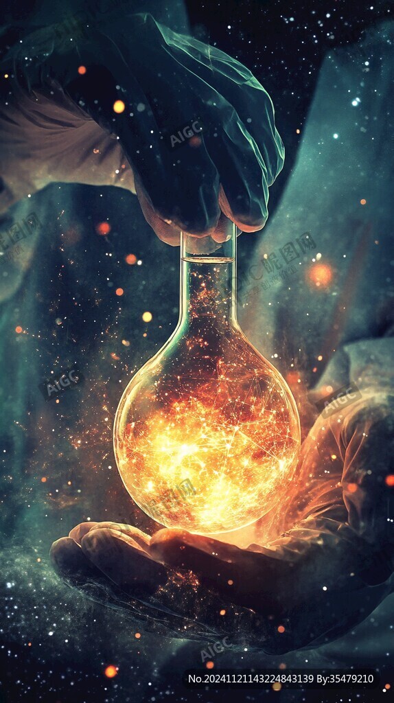 梦幻插画奇幻炫光