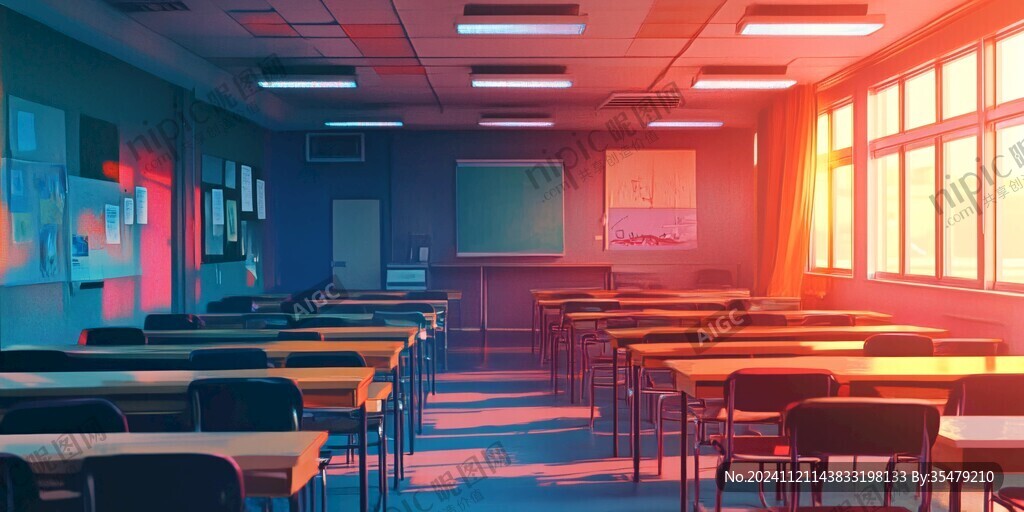 教室插画