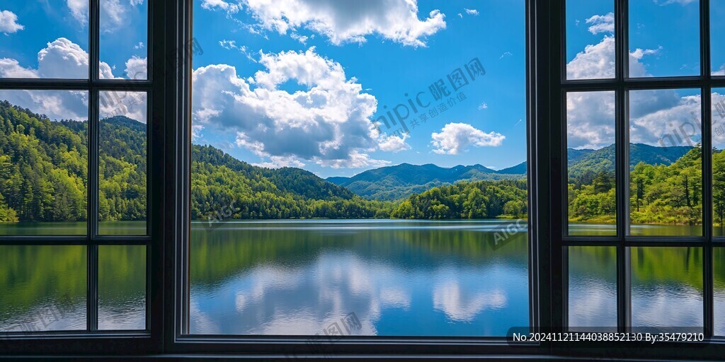 开窗风景