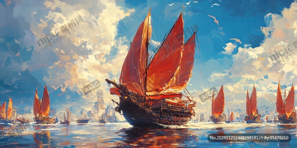 古代贸易船只