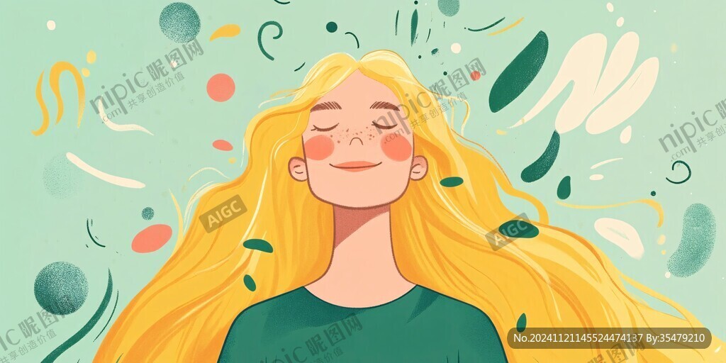人物情绪插画