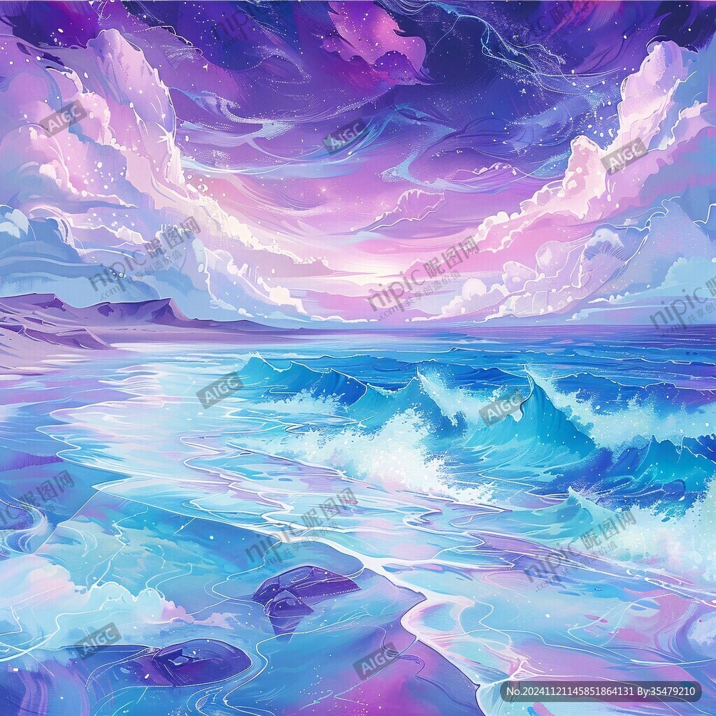 海面插画