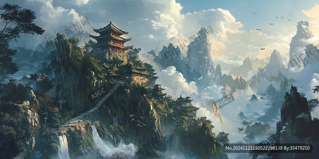 古风仙境天上宫阙