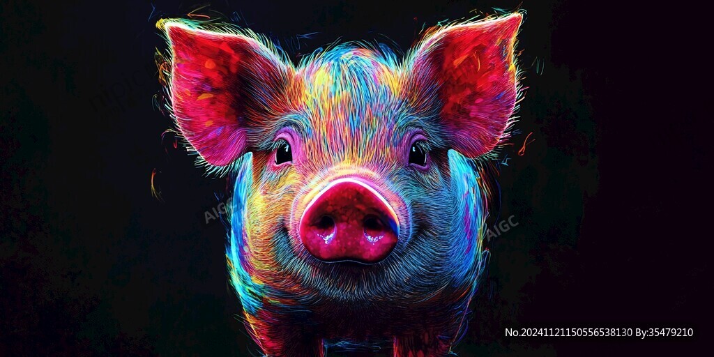 动物插画写实