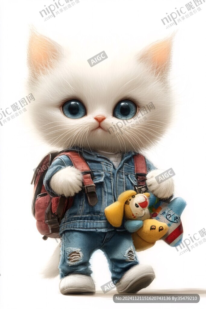 3d卡通猫咪
