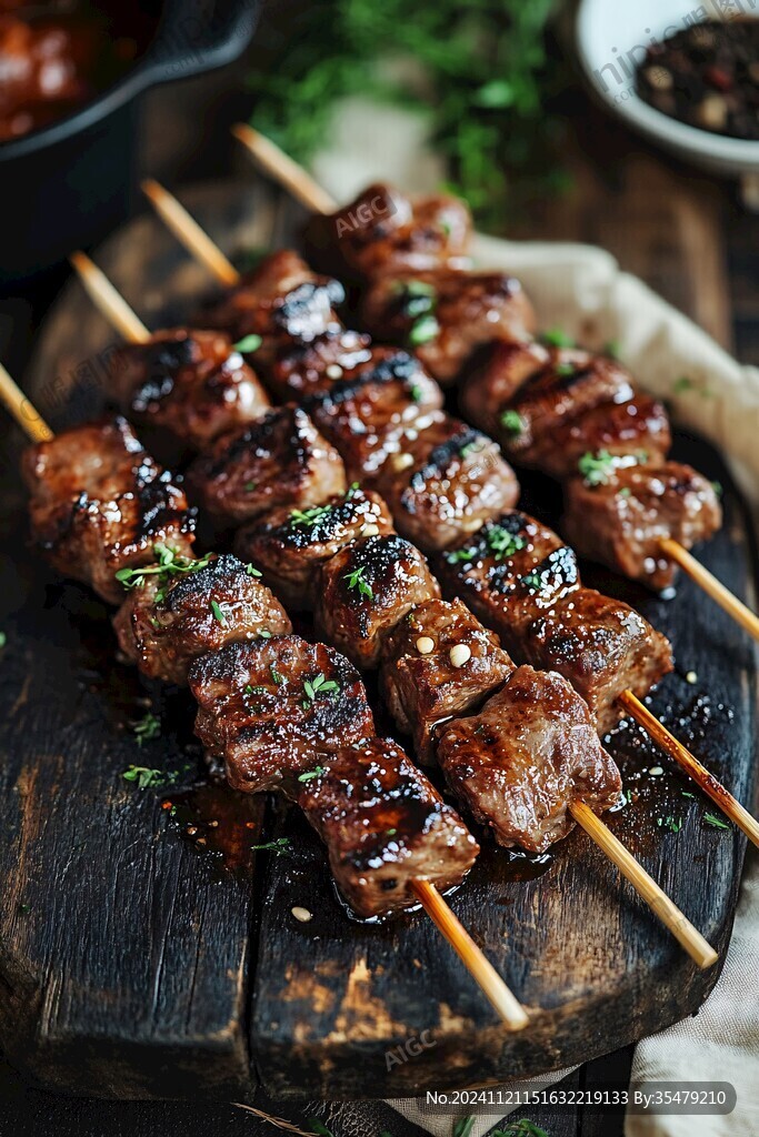 烤鸡肾串