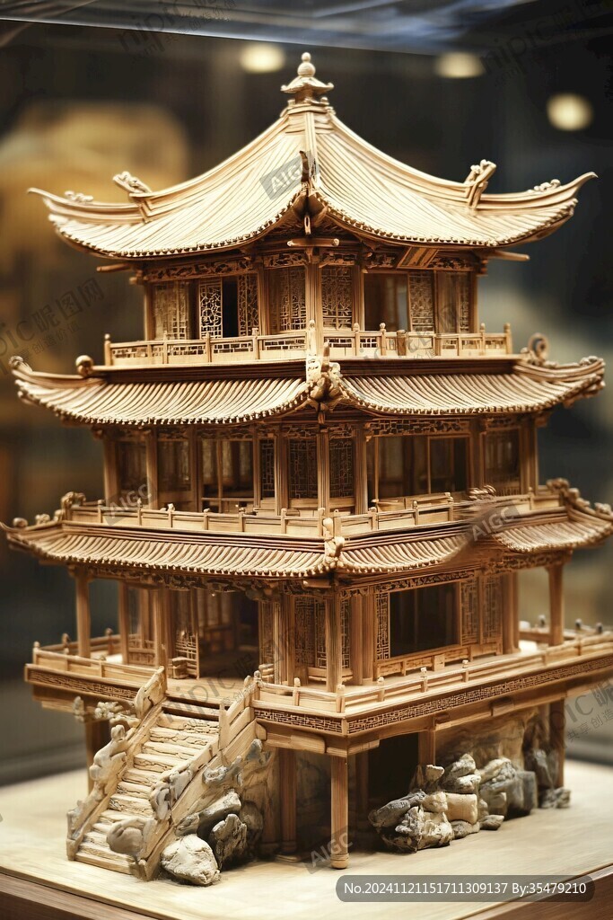 元代黄鹤楼模型